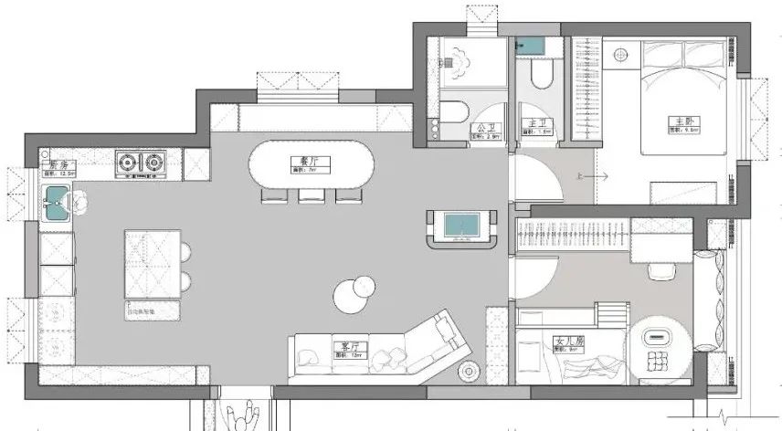 上海 100㎡温居丨中国上海丨田承茂,黄珍珍,黄观富-23
