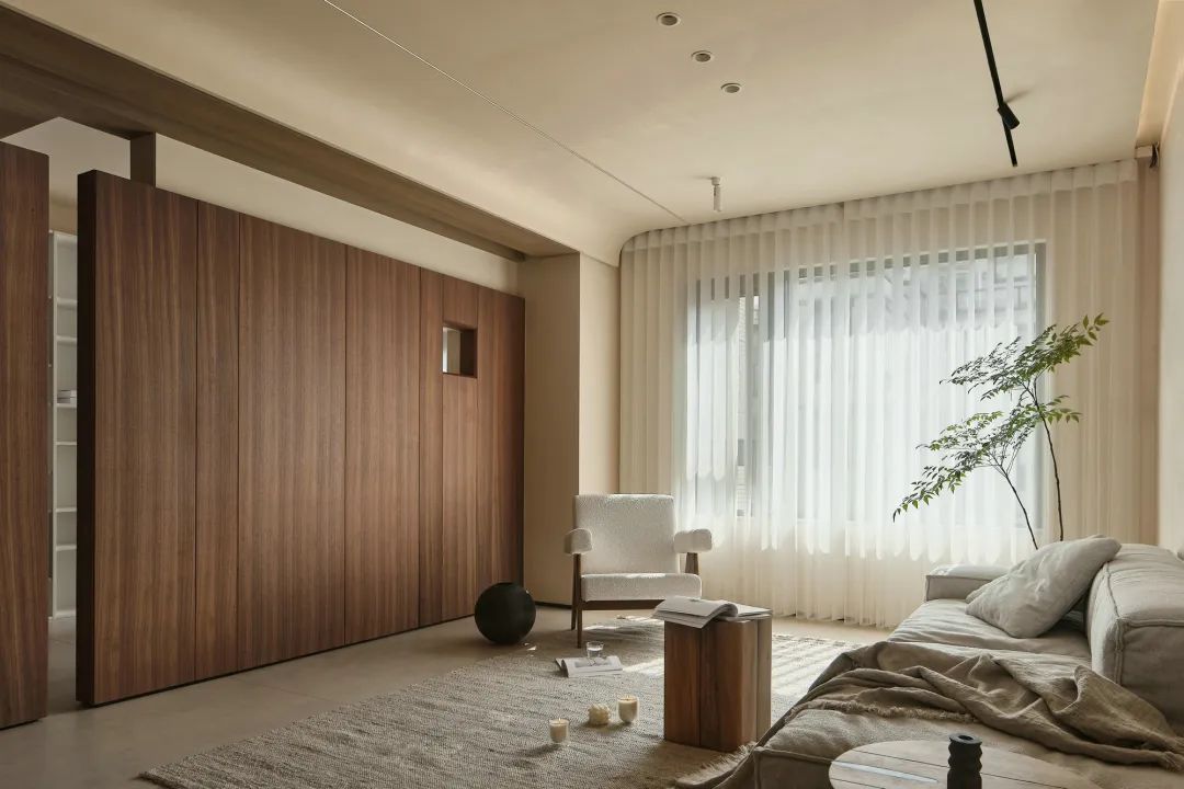 143m²暖调原木居所，润 · 内敛于心而隐于室 | 壹石设计-23