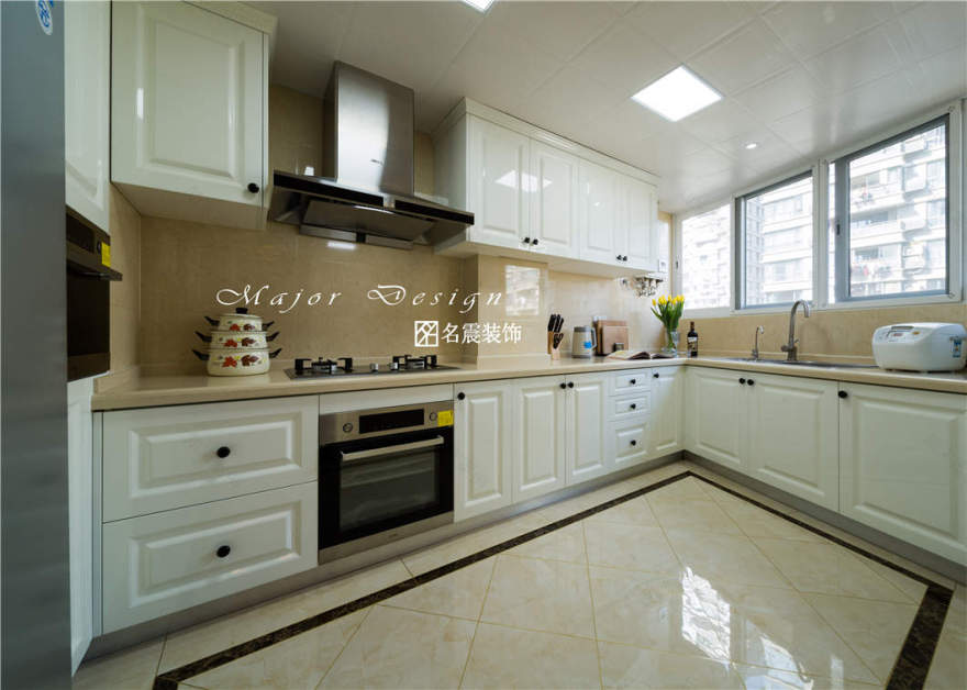 新洲花苑 130㎡美式混搭家居,自由浪漫的生活空间-27