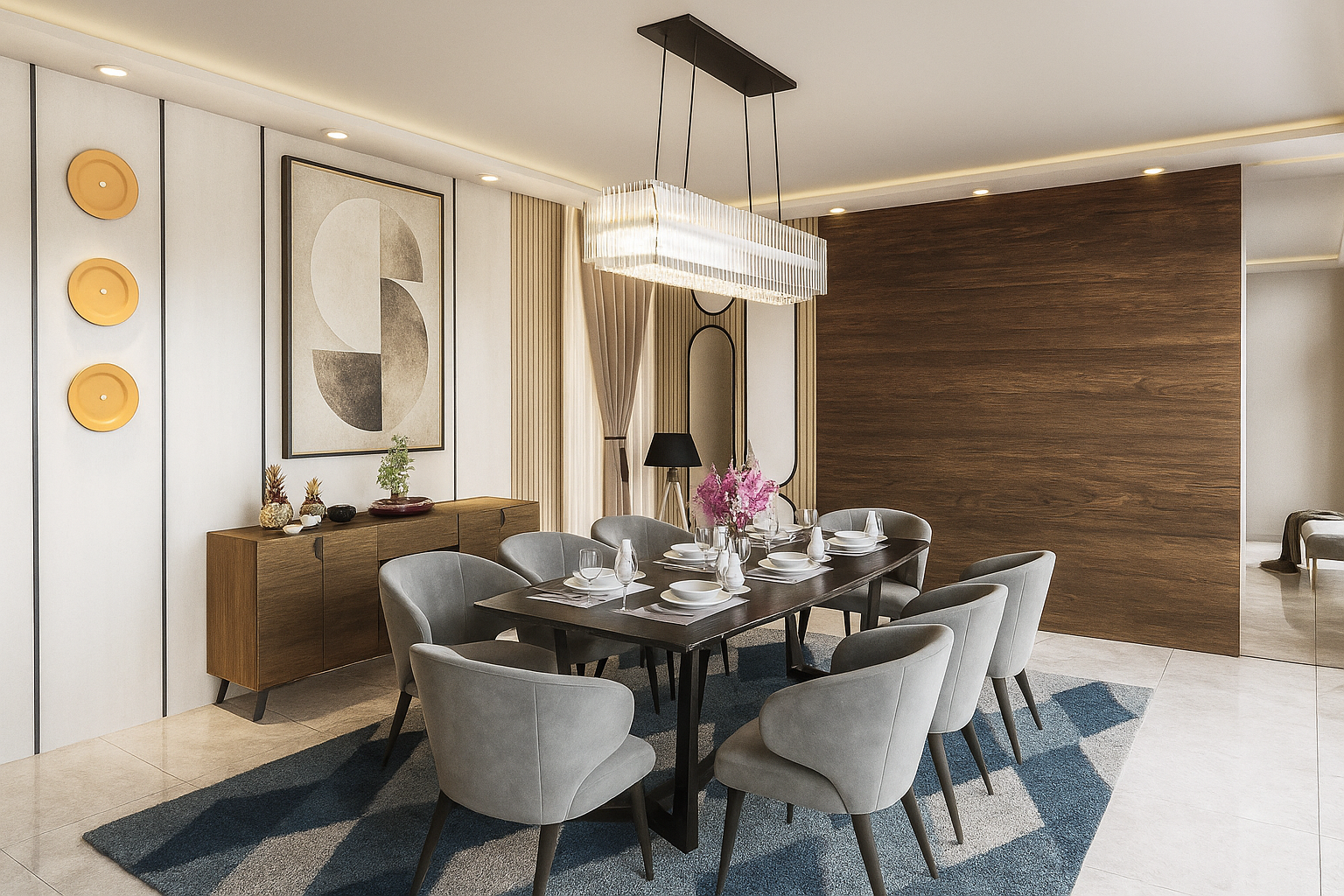 صالة طعام وصالة صغيرة-10