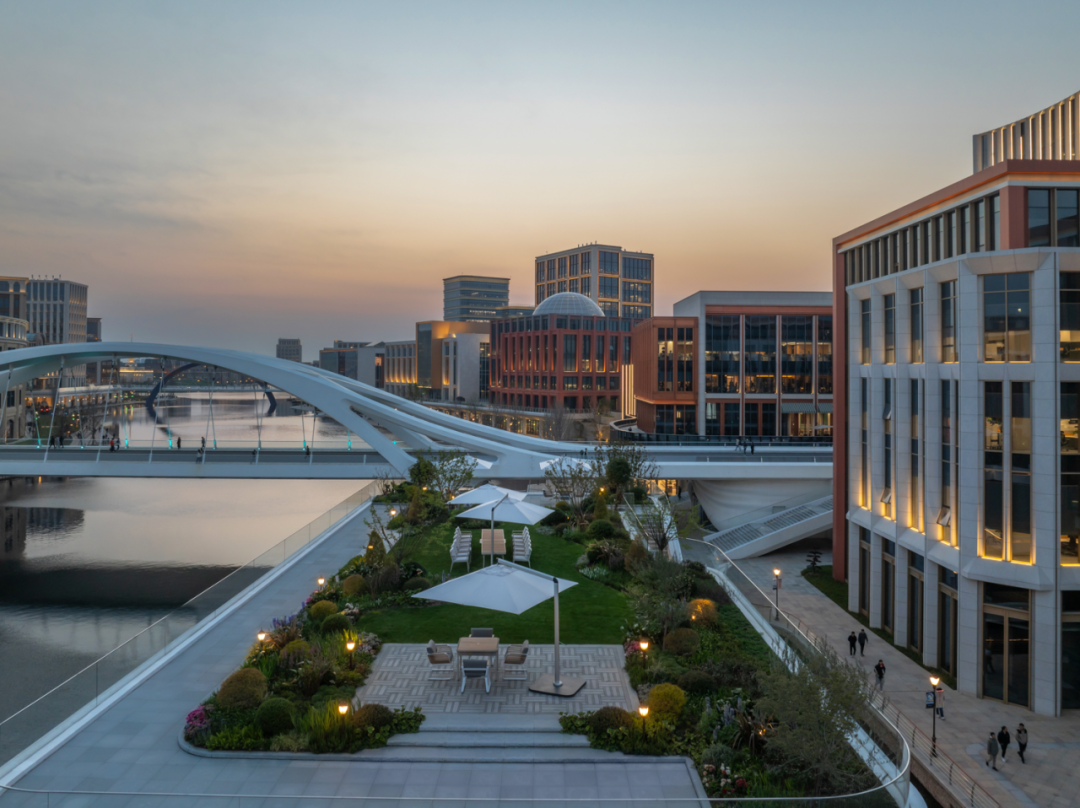 食游一体的活力空中花园|上海青浦西岑水上餐厅花园-35