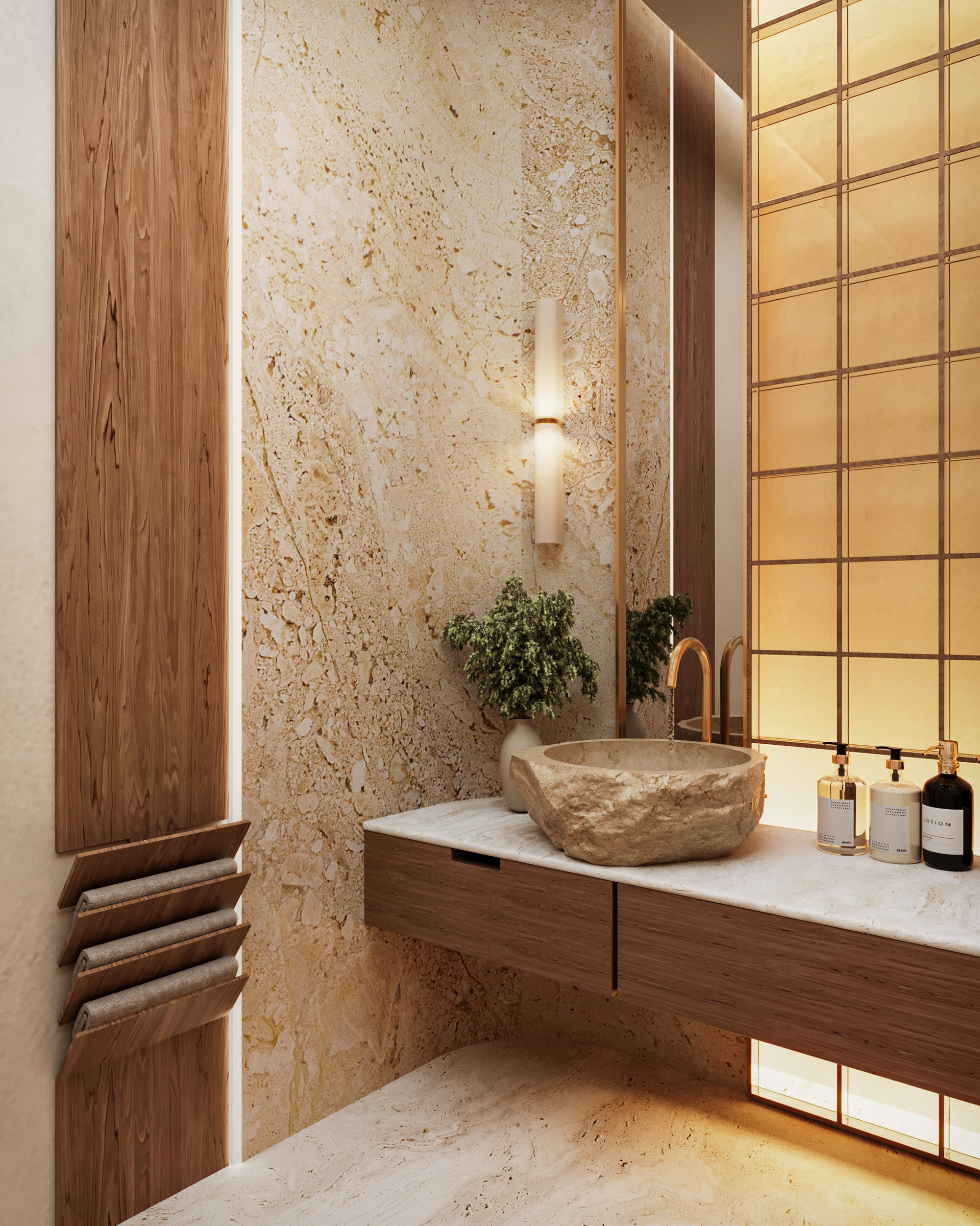 Guest Reception Bathroom | Villa Libya-7