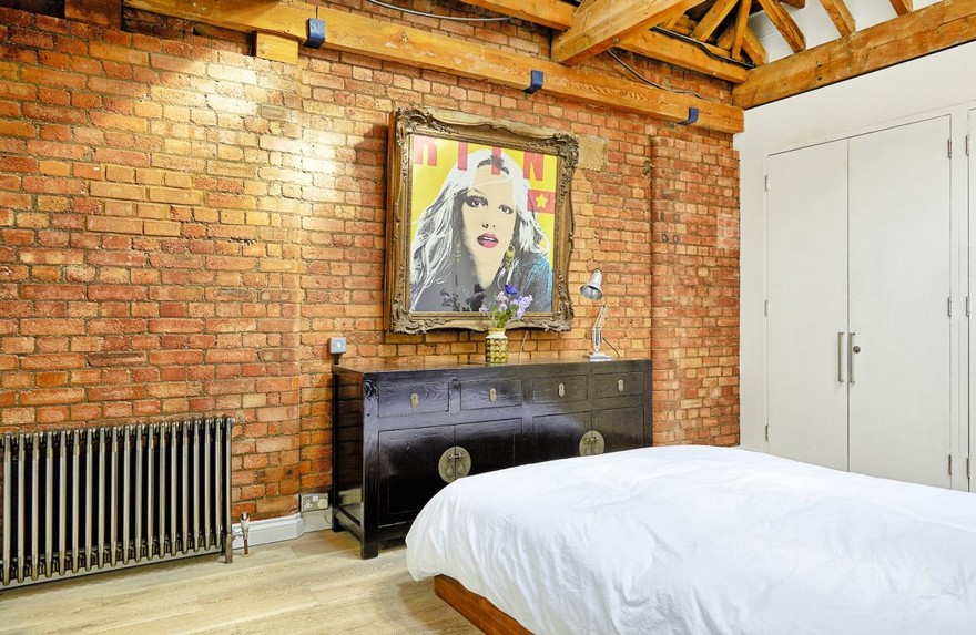 伦敦塔桥顶层皮革仓库公寓-22