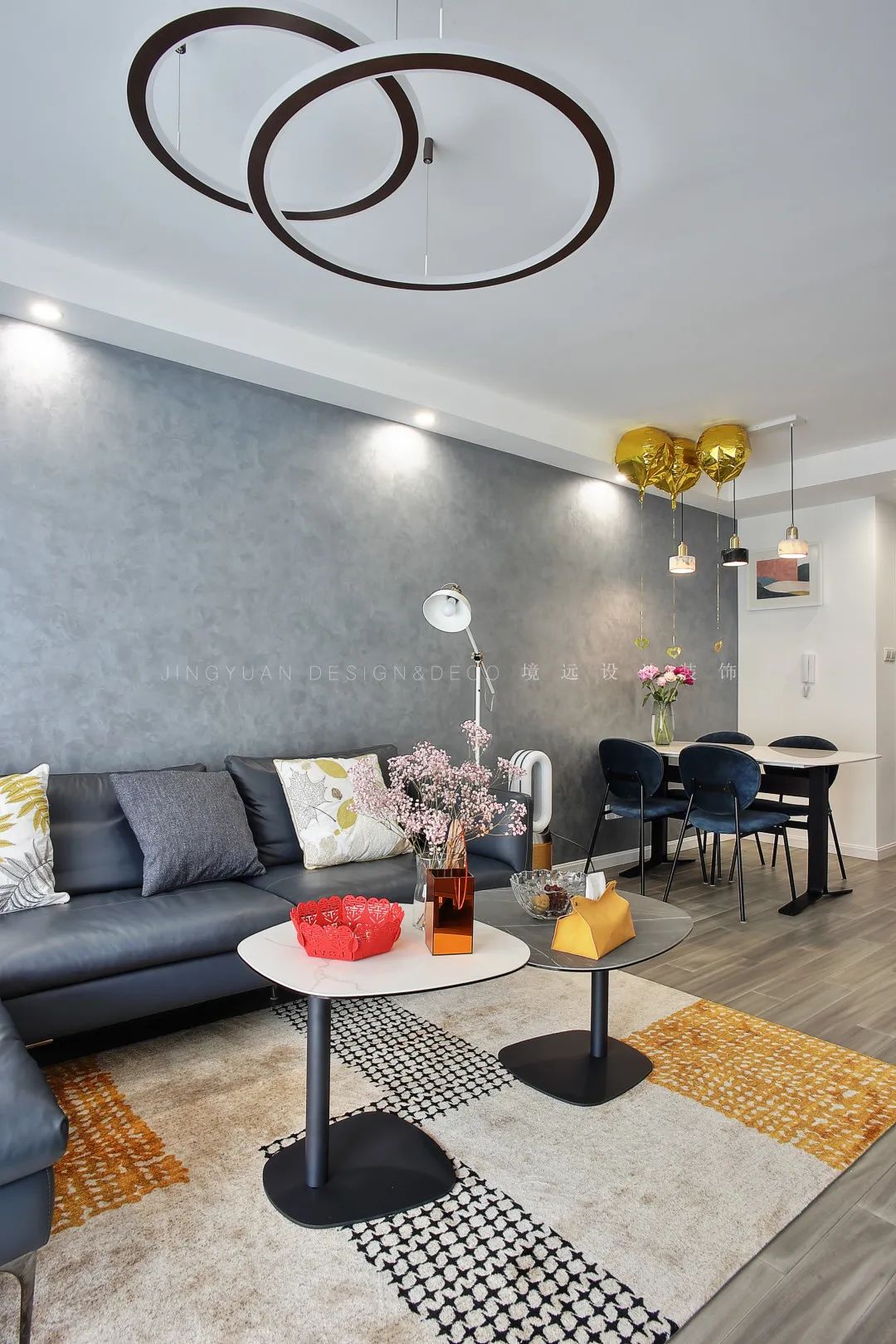 境远装饰 | 90 平现代黑白灰二居室,个性舒适空间-39