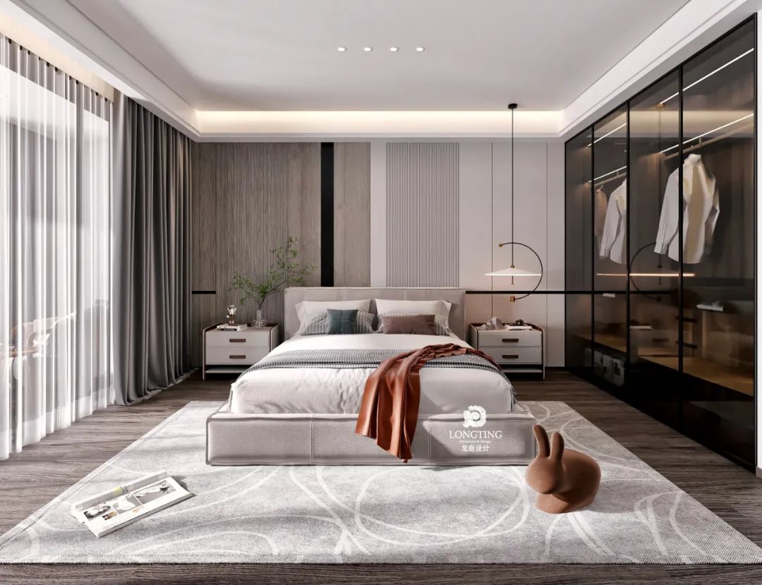 御西湖现代简约之家丨龙庭设计-42