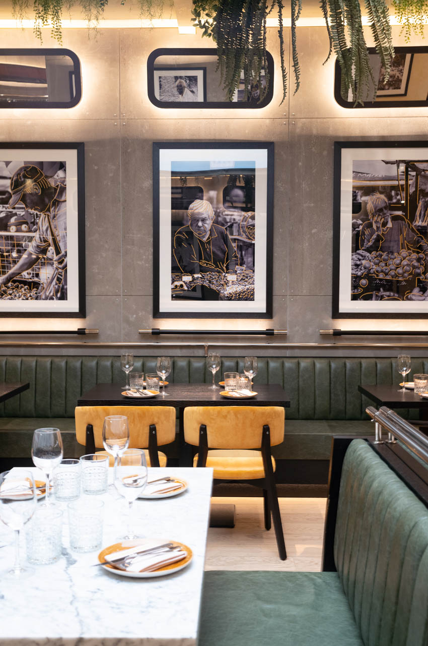 Madrid's Claroscuro Restaurant | A Brutalist Oasis of Mirrors and Marbles-14