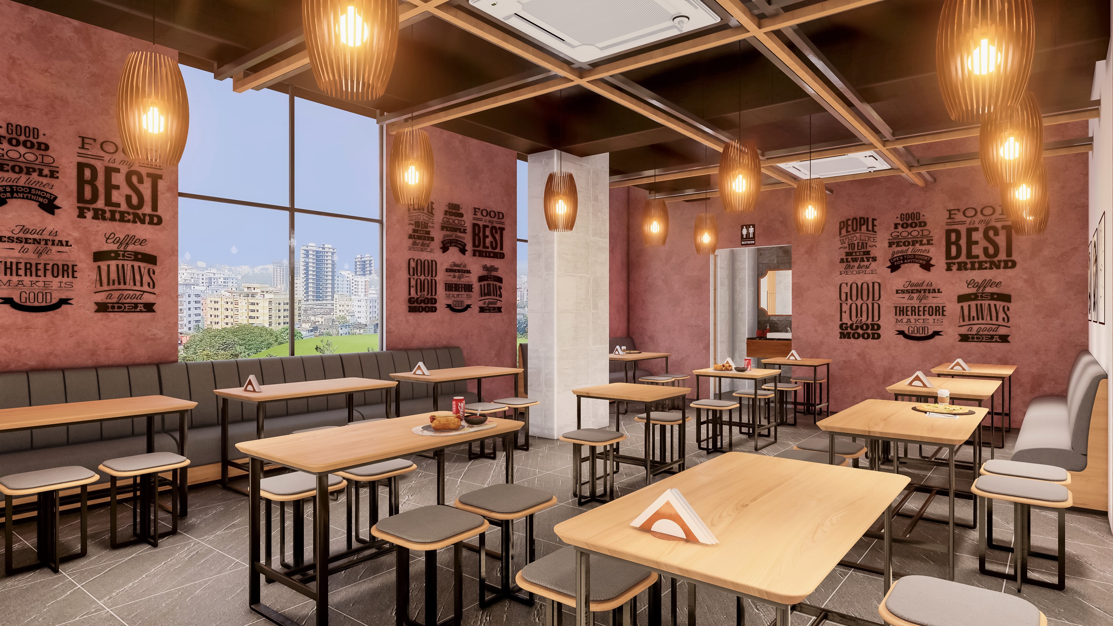 Interior of Kinder Café, a Venture of Boo Boo world-6