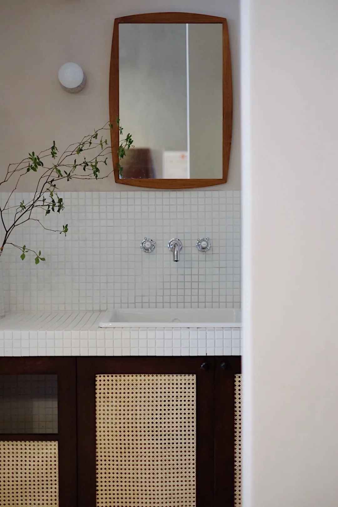 《菜卷の菓子屋》 | 85 平米三室空间,消防管下的逆袭设计-53