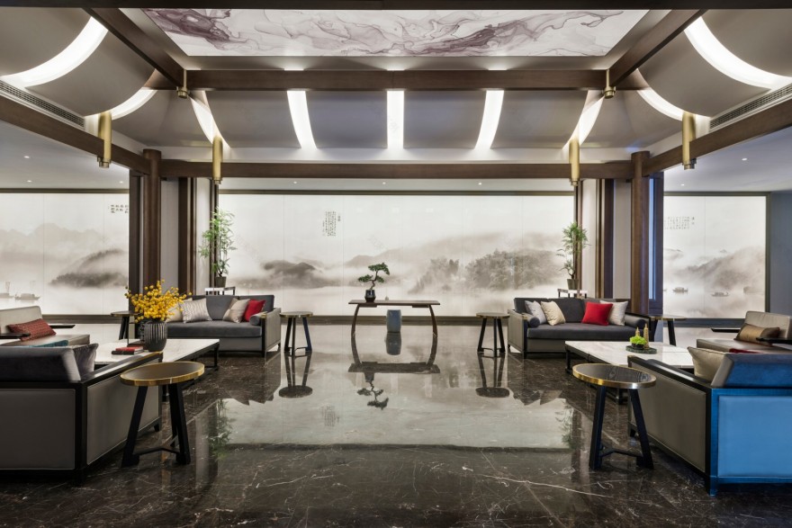 一席瓯江长卷,再现秀山丽水,演绎中式意蕴▪绿谷春天酒店 宣驰设计-16
