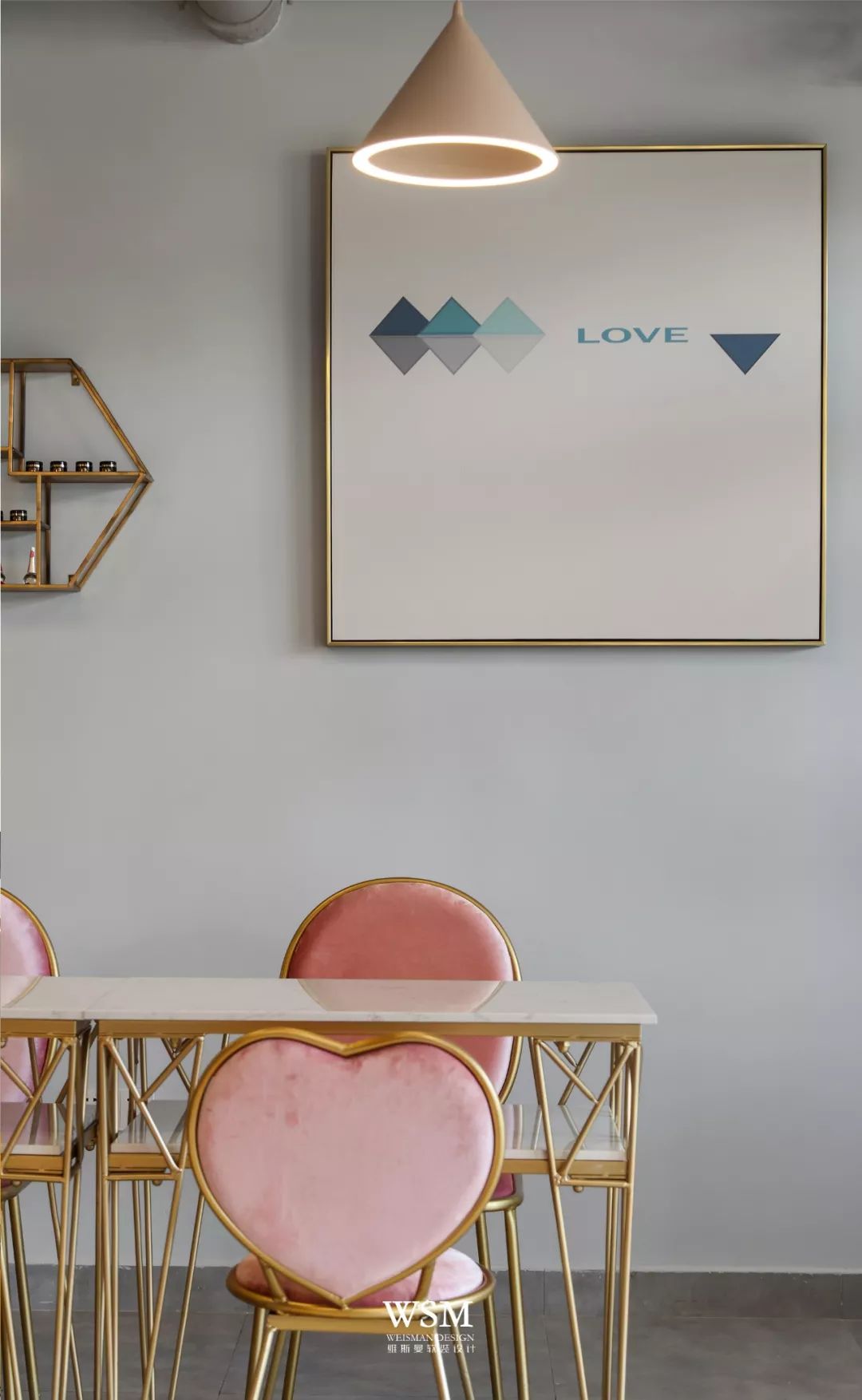 粉色梦幻美容院,打造独特轻奢空间-40