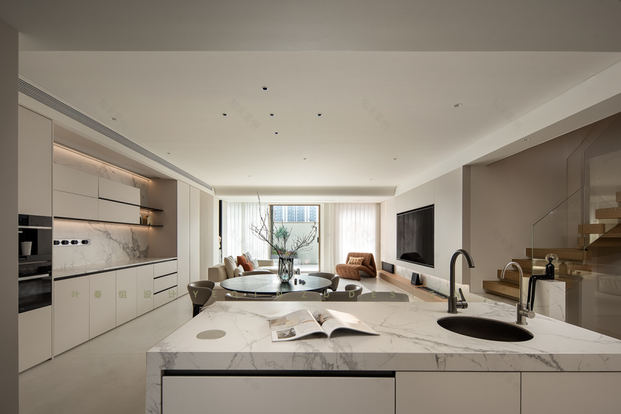 460m²临湖别墅 • 留白自然家丨叶秦组设计-15