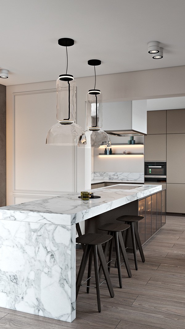 270㎡简约风公寓设计 既舒适又大气-6