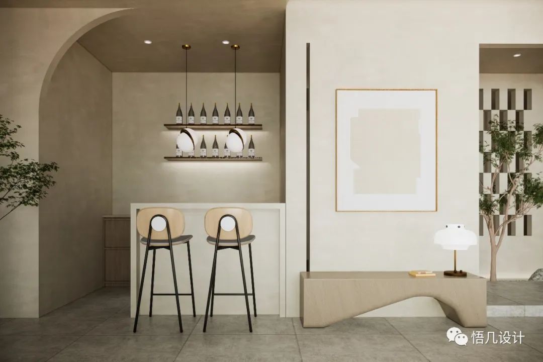 渼树 SPA · 微水泥侘寂美学的完美演绎丨中国武汉丨悟几设计-29