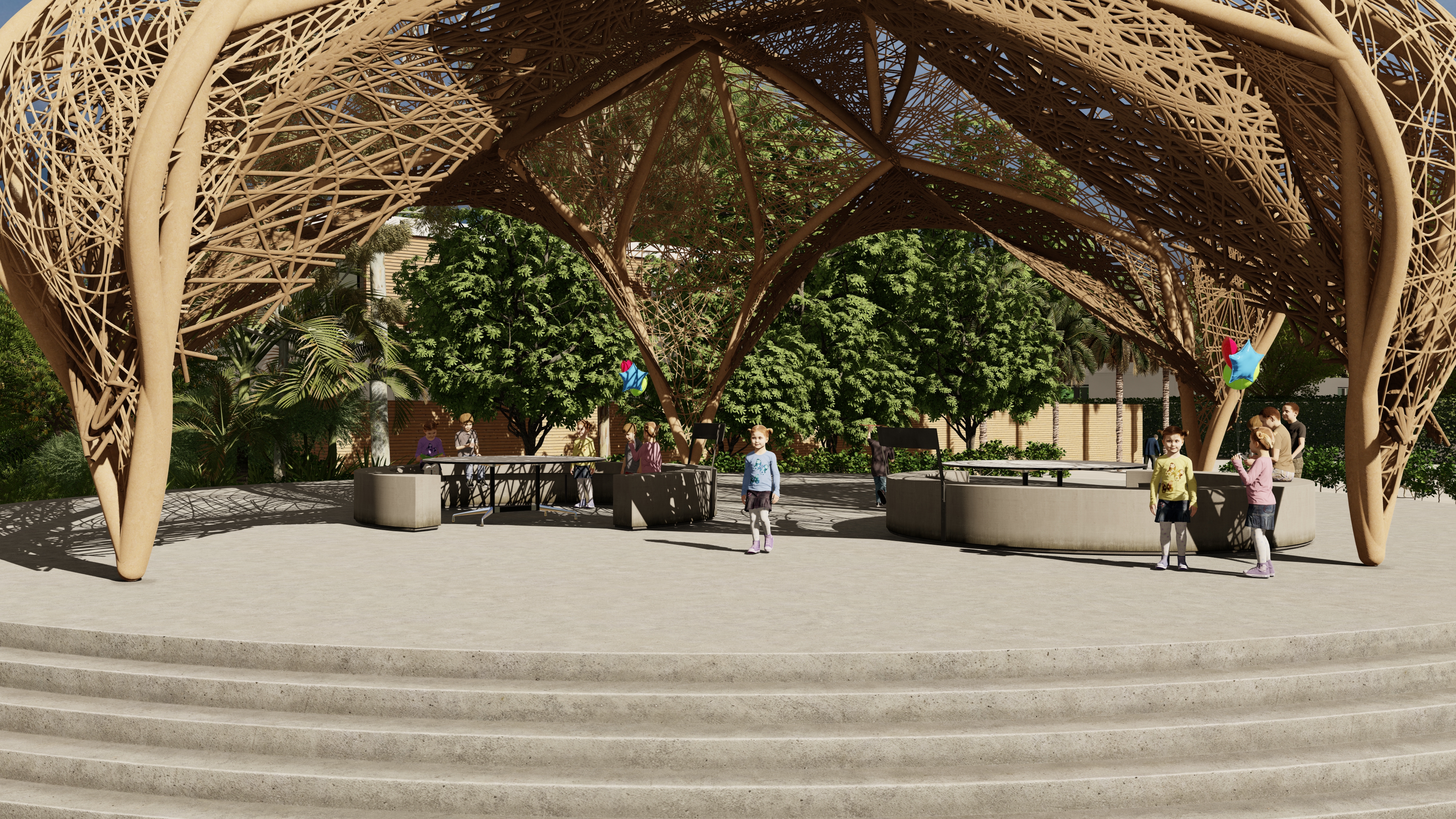 Woven Biomimicry Pavilion（编织仿生馆）-14