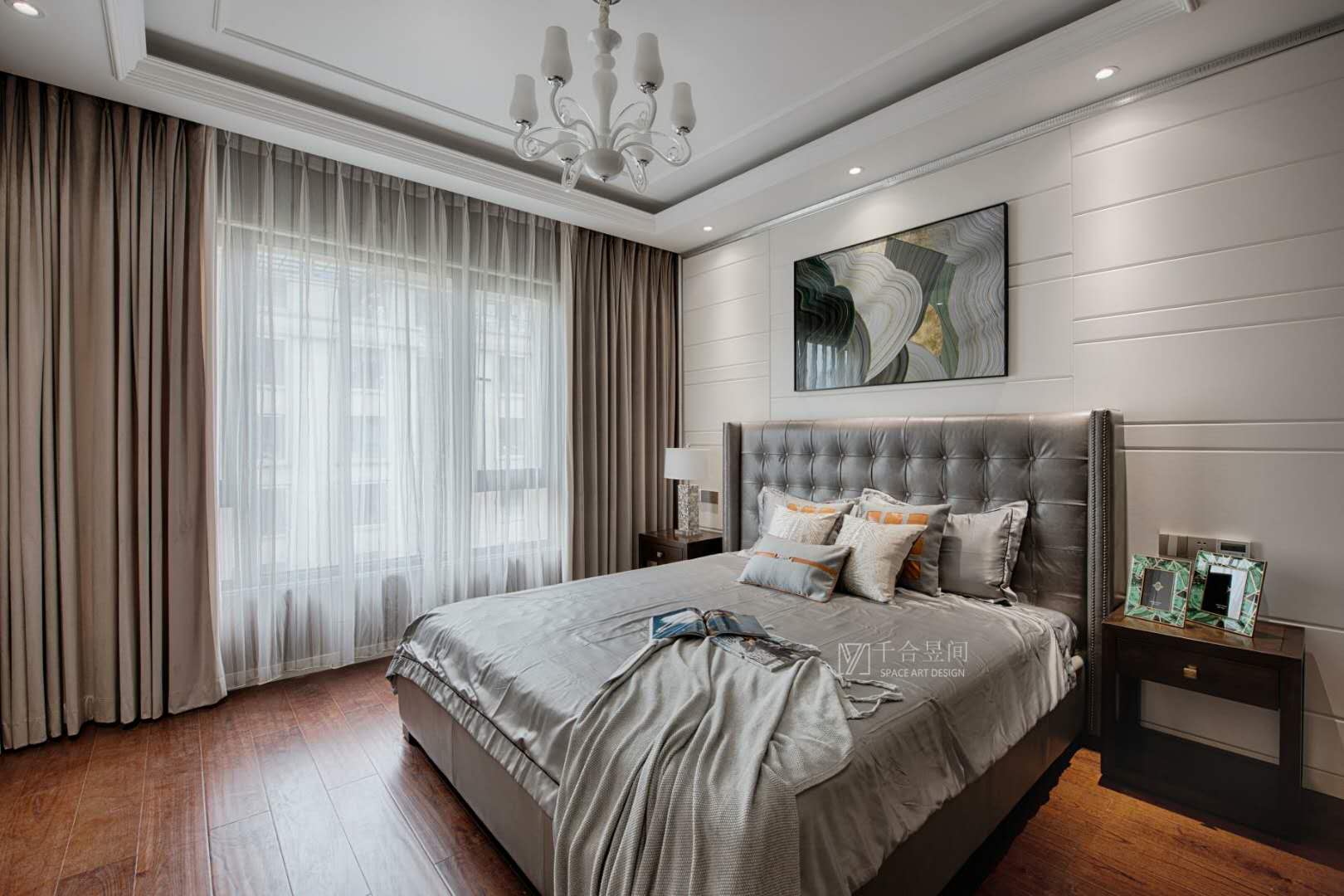 重庆约克郡壹號湖畔爱马仕风格私宅设计-38