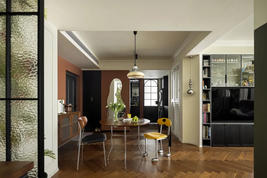 臻溪空间设计|中古加点色彩,形色兼备,丰盈有趣!丨中国上海-26