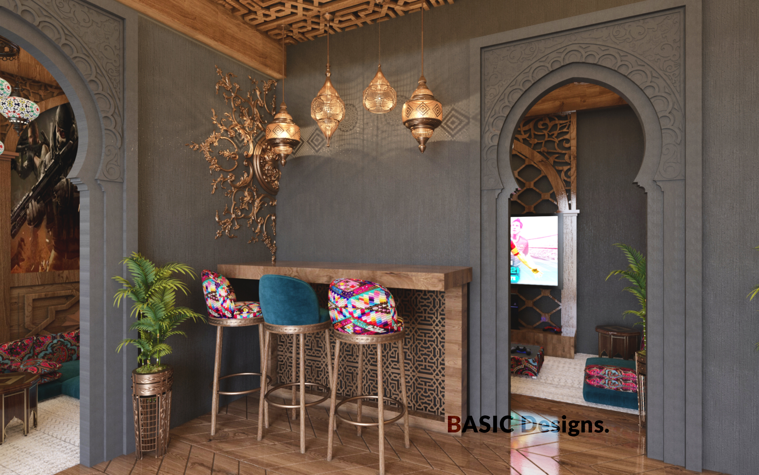 奥马尔大叔咖啡馆与游戏厅丨埃及丨BASIC STUDIO DESIGNS-10