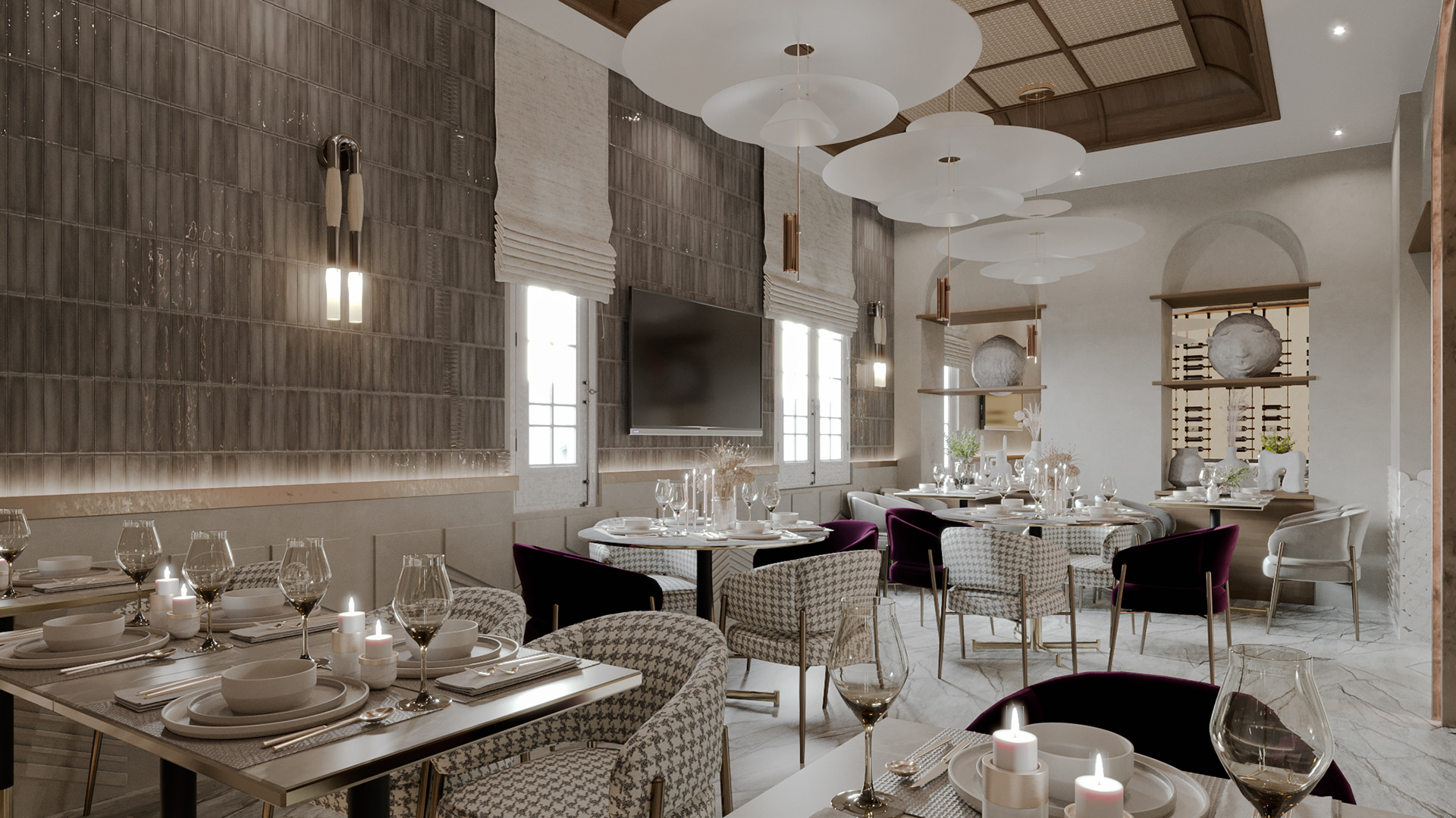 蓝色之家：餐厅和酒廊丨突尼斯丨Anamorph  agency-9