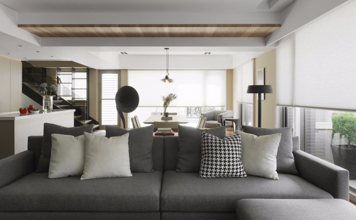 日光弥漫——198m²明亮乐活宅  贺泽设计-4