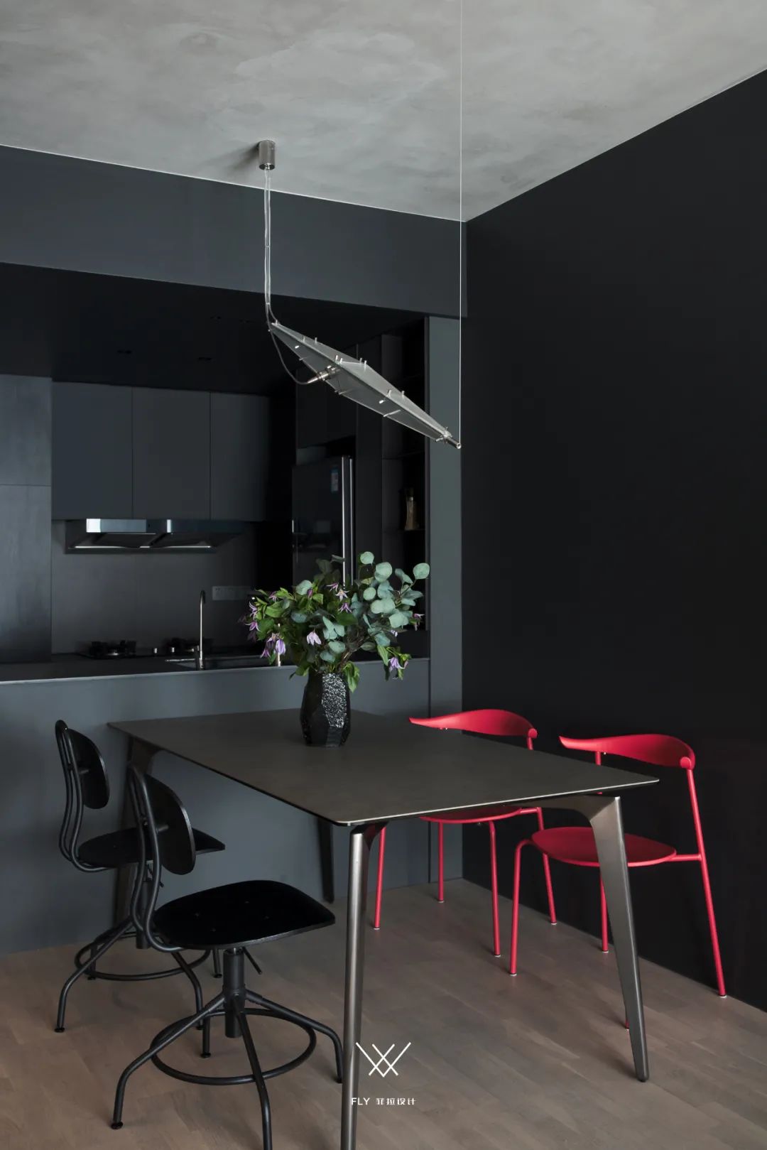 黑镜·颜色 · 极简家居艺术设计丨中国杭州丨菲拉设计-33