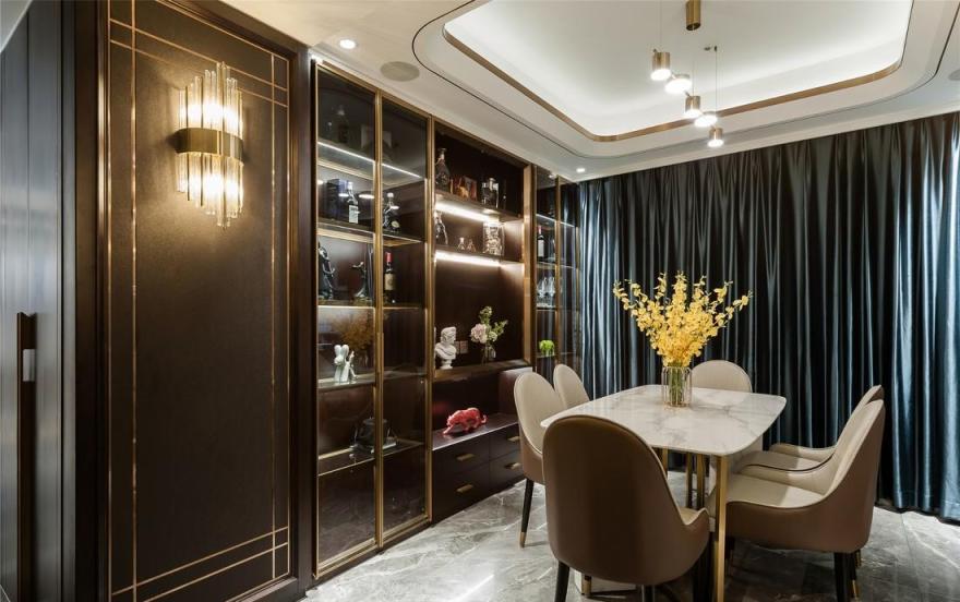 120㎡老气精装房掰成时髦精致轻奢风-14