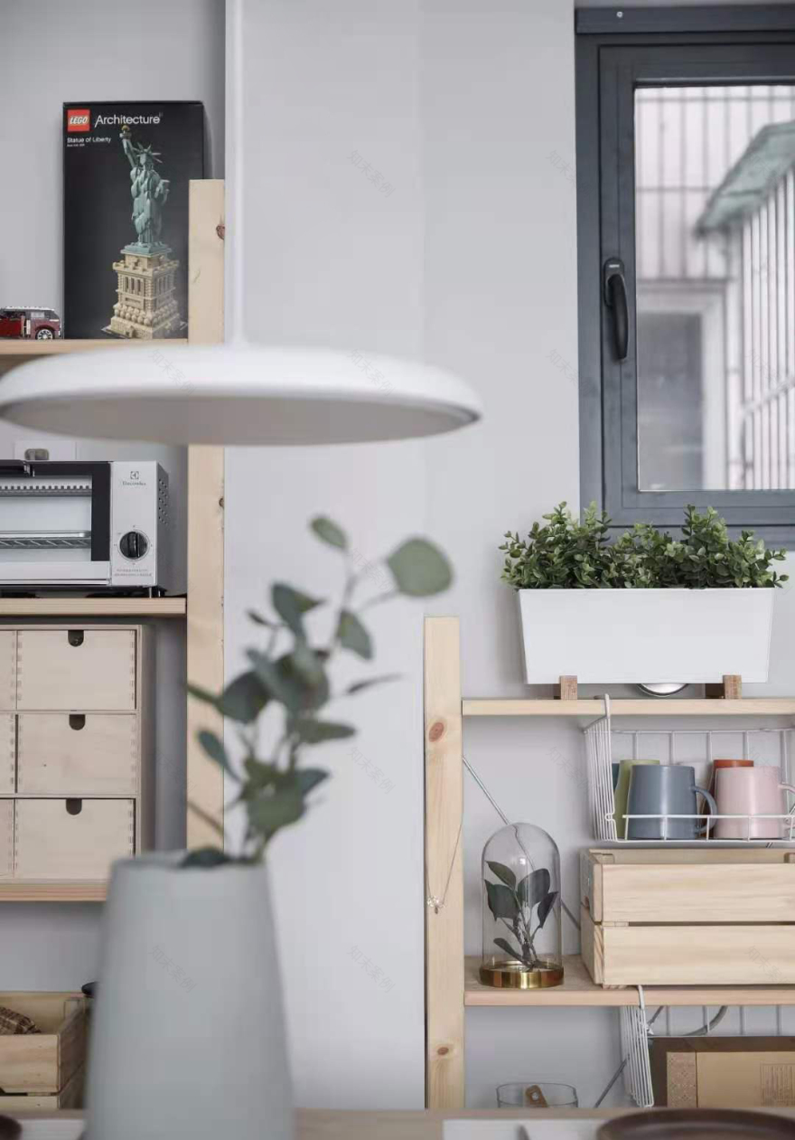 杭州 53 平米北欧风小家,懒人收纳与实用设计完美融合-17