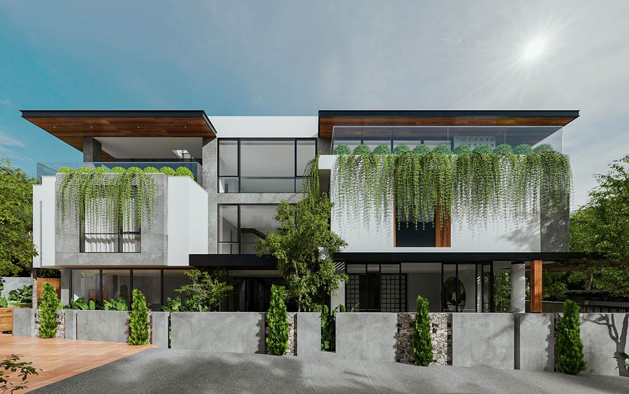 45+ 2层300㎡现代豪华别墅设计案例丨NEOHouse.vn-40