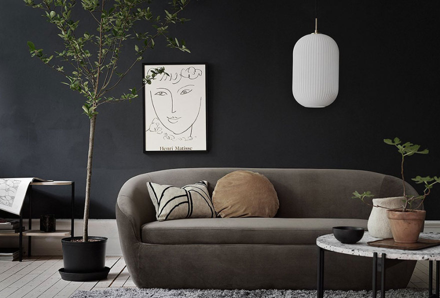 Ellos Home 新系列 | 暗色调北欧风格室内设计,自然元素点缀-1