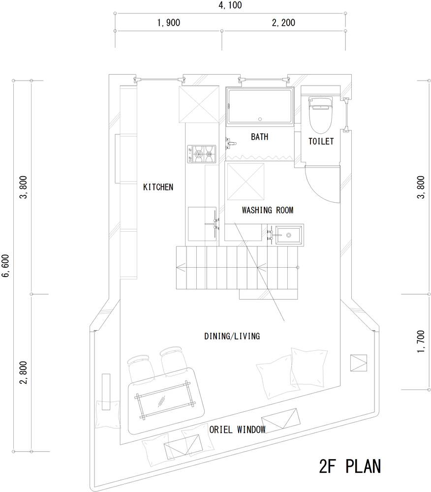 樱花盛景下的 42 平米“Oriel Window House”-26
