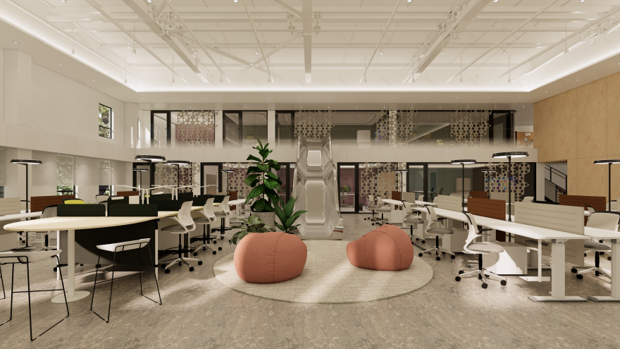 精品总部办公空间设计 办公空间【活力趣味办公场景】-7