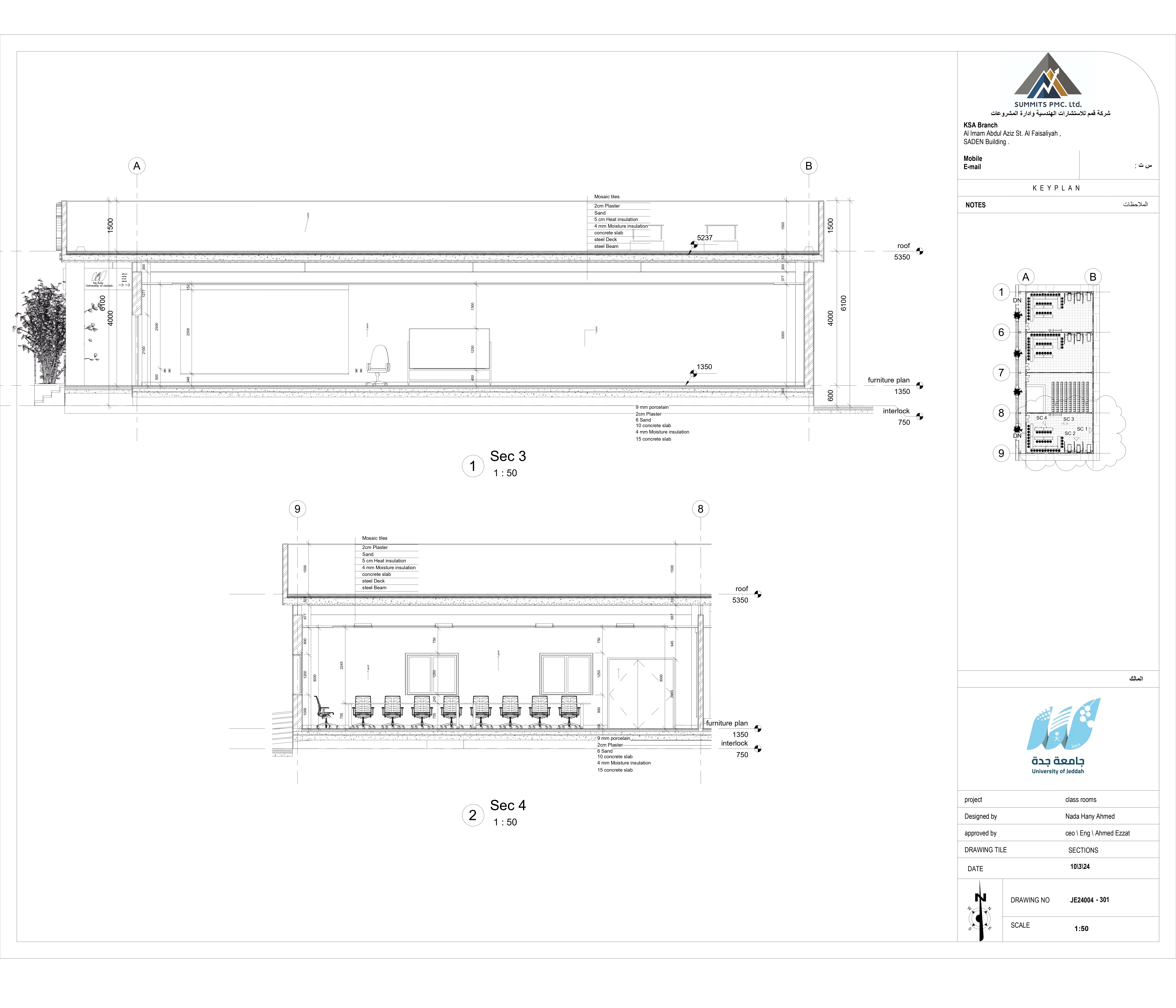Architectural Working Drawings for Class Rooms-7