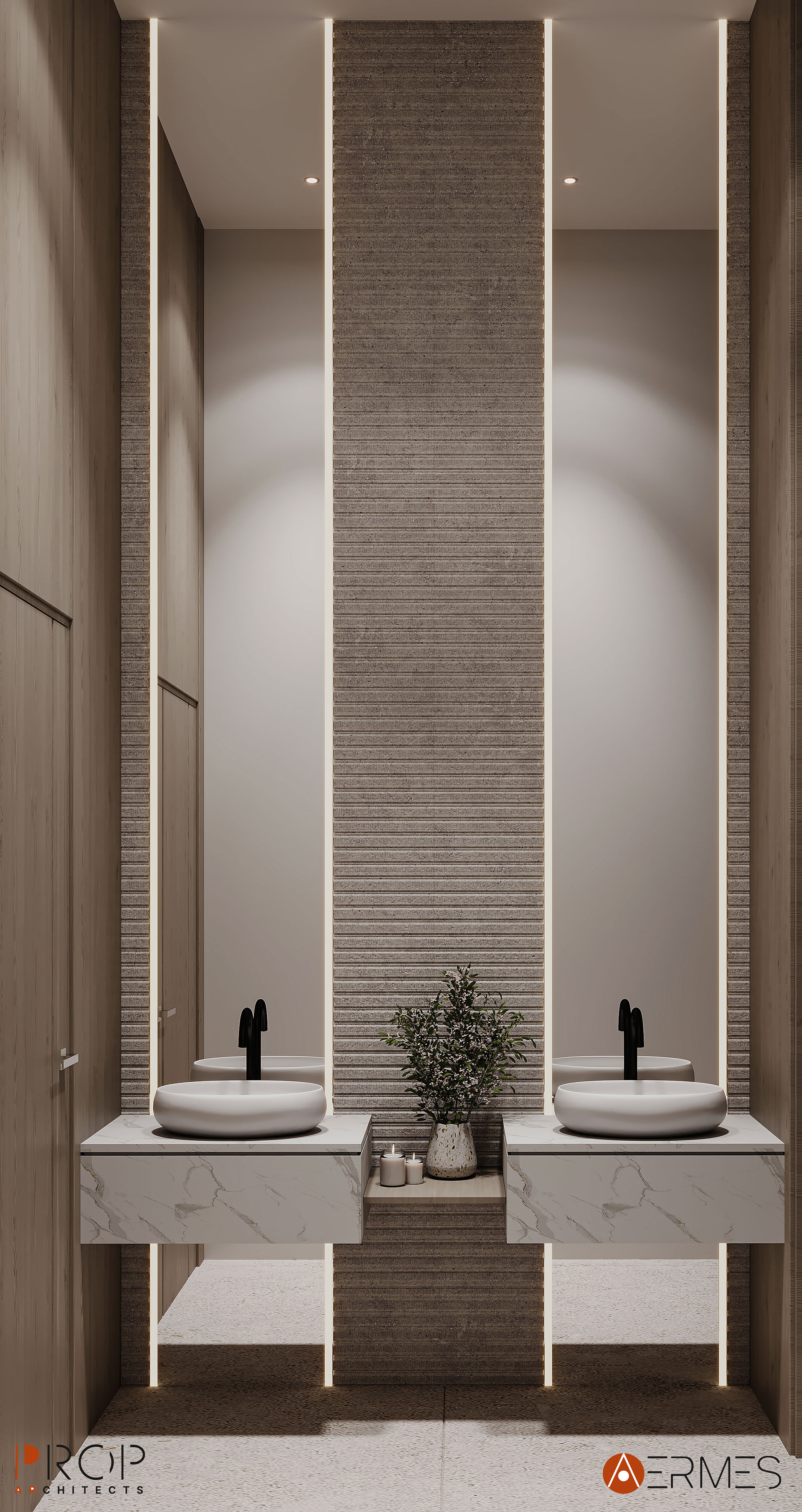 VILLA INTERIOR（别墅室内设计）丨沙特阿拉伯吉赞丨PROP & AERMES ARCHITECTS-26