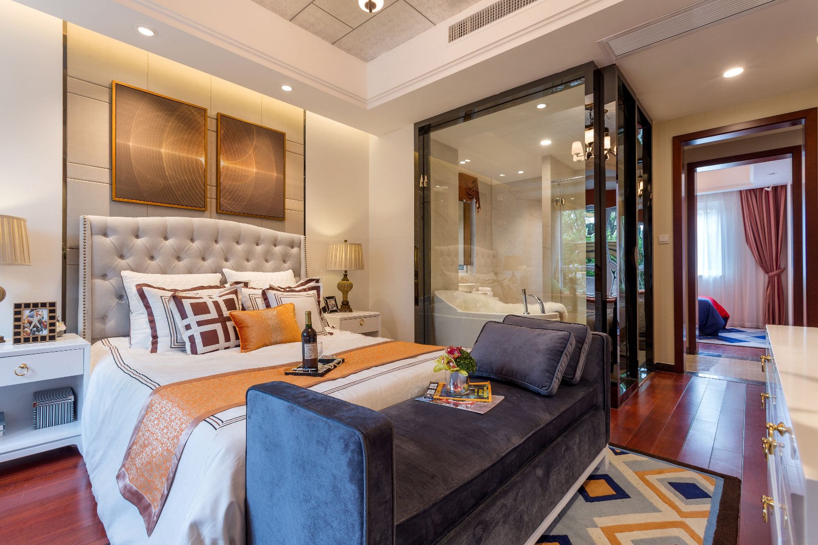 华宇集团 · 苏州 · 林泉雅致124户型软装设计  上海思过半装饰设计有限公司-32