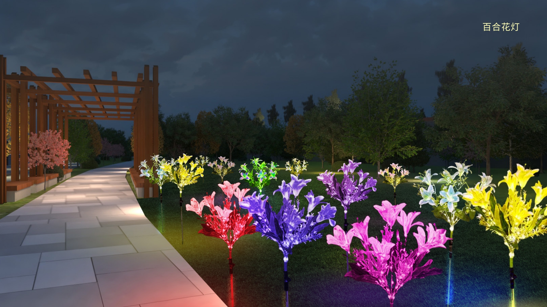 武乡马牧河河道亮化设计-15