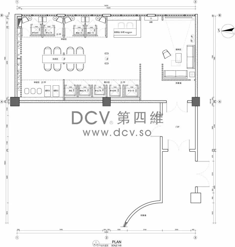 西安-扬子养生光波房（旗舰店）东方禅意展示展厅室内装修设计-32