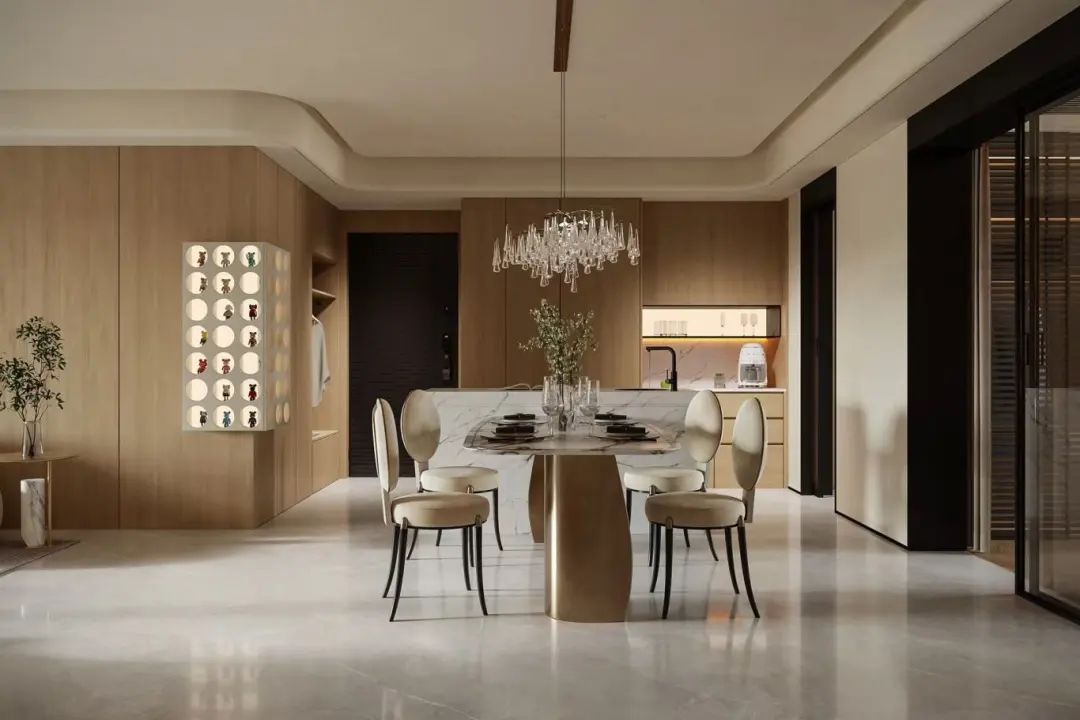 P.W.璞物设计新作|苏河湾壹号品意式轻奢-17
