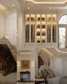 Indochine Revival Master Bedroom Design