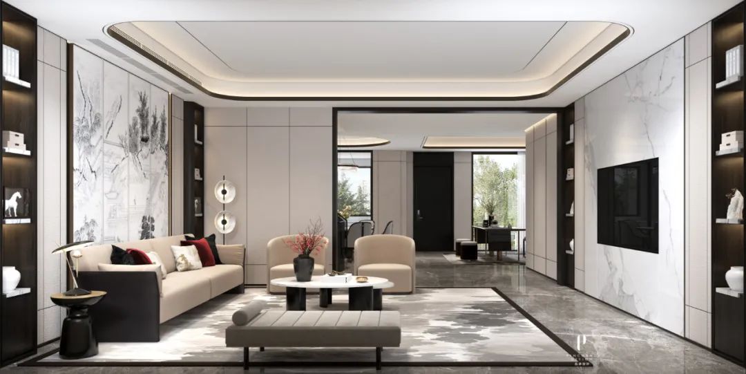 武汉品承设计 || 汤逊湖壹号别墅 || 新中式 || 416m²-55