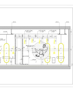Shop drawing of Beauty salon in GYM in KSA
