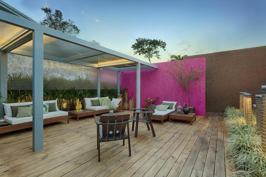 Quintal(巴西木质公寓设计)-1