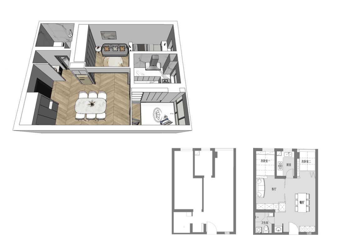 48平米学区房变形记 · 现代精致小家丨中国成都丨清羽设计-19