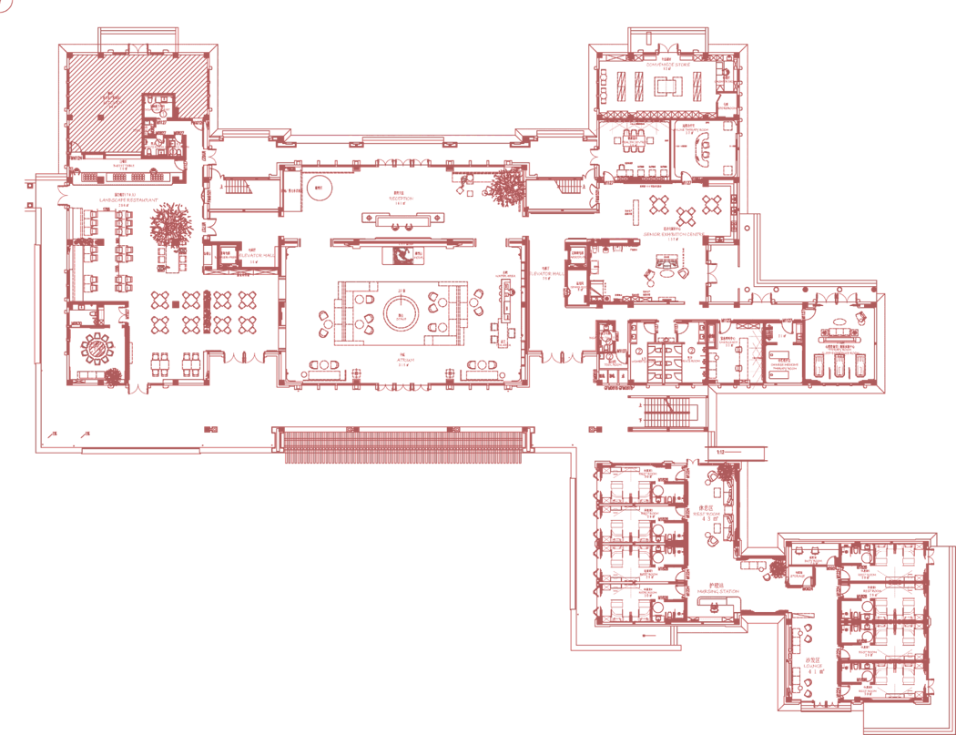湖北鄂州柠月·乐龄,社区活动中心丨中国鄂州丨元禾大千-69