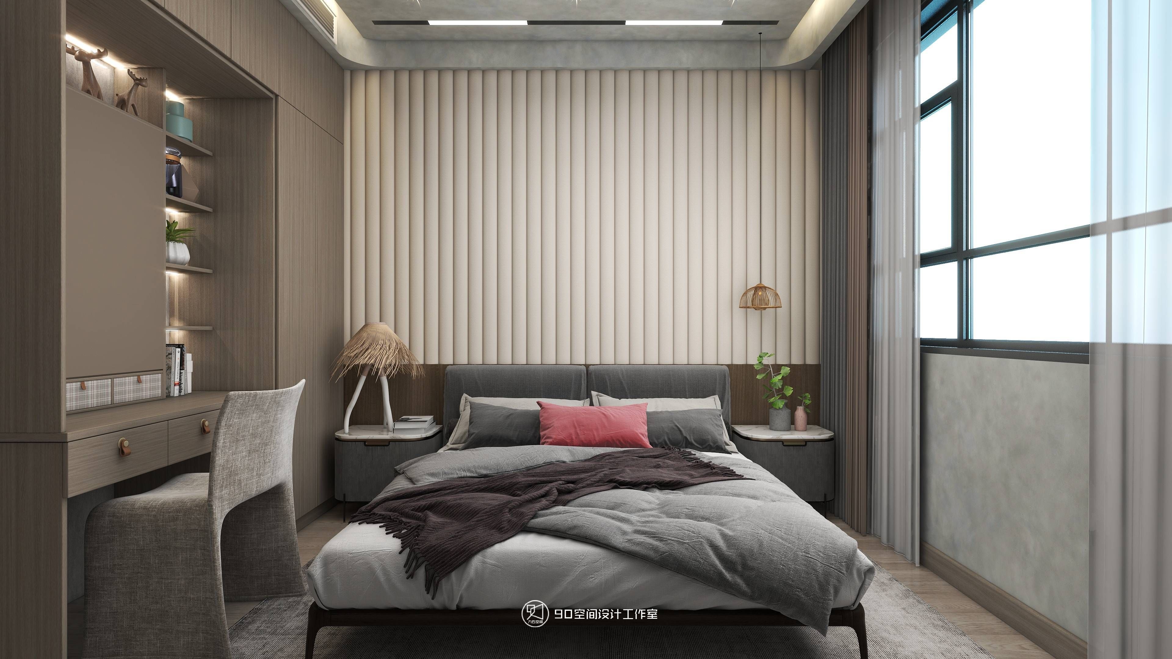 飞云之下 · 侘寂风 117 平 3 房 2 厅 1 卫设计-26