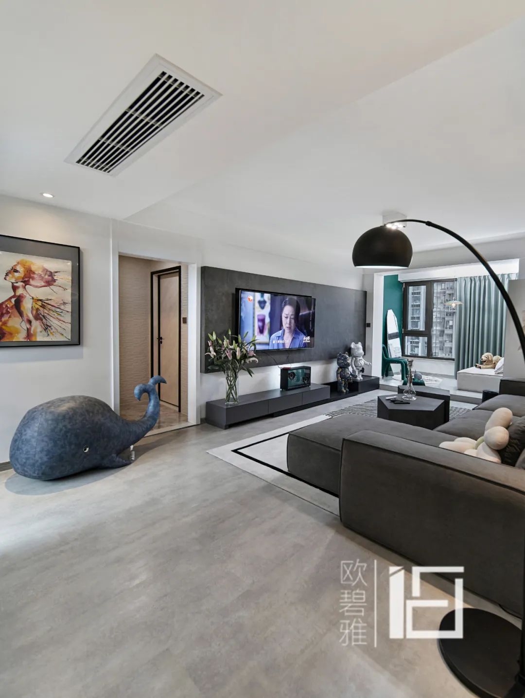 现代简约风 98 平米二居室改造丨胡晓威-26