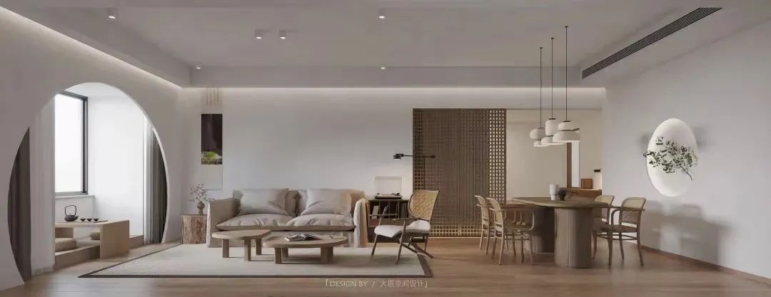 暖黄色宁静住宅丨中国武汉丨大思-112