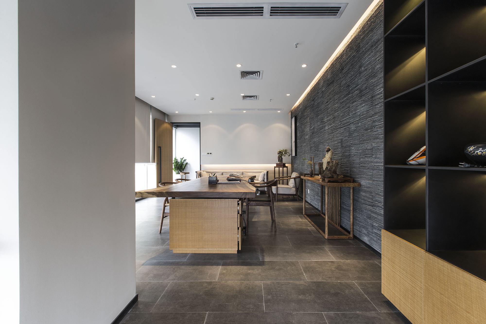 返璞归真,禅意办公空间-44