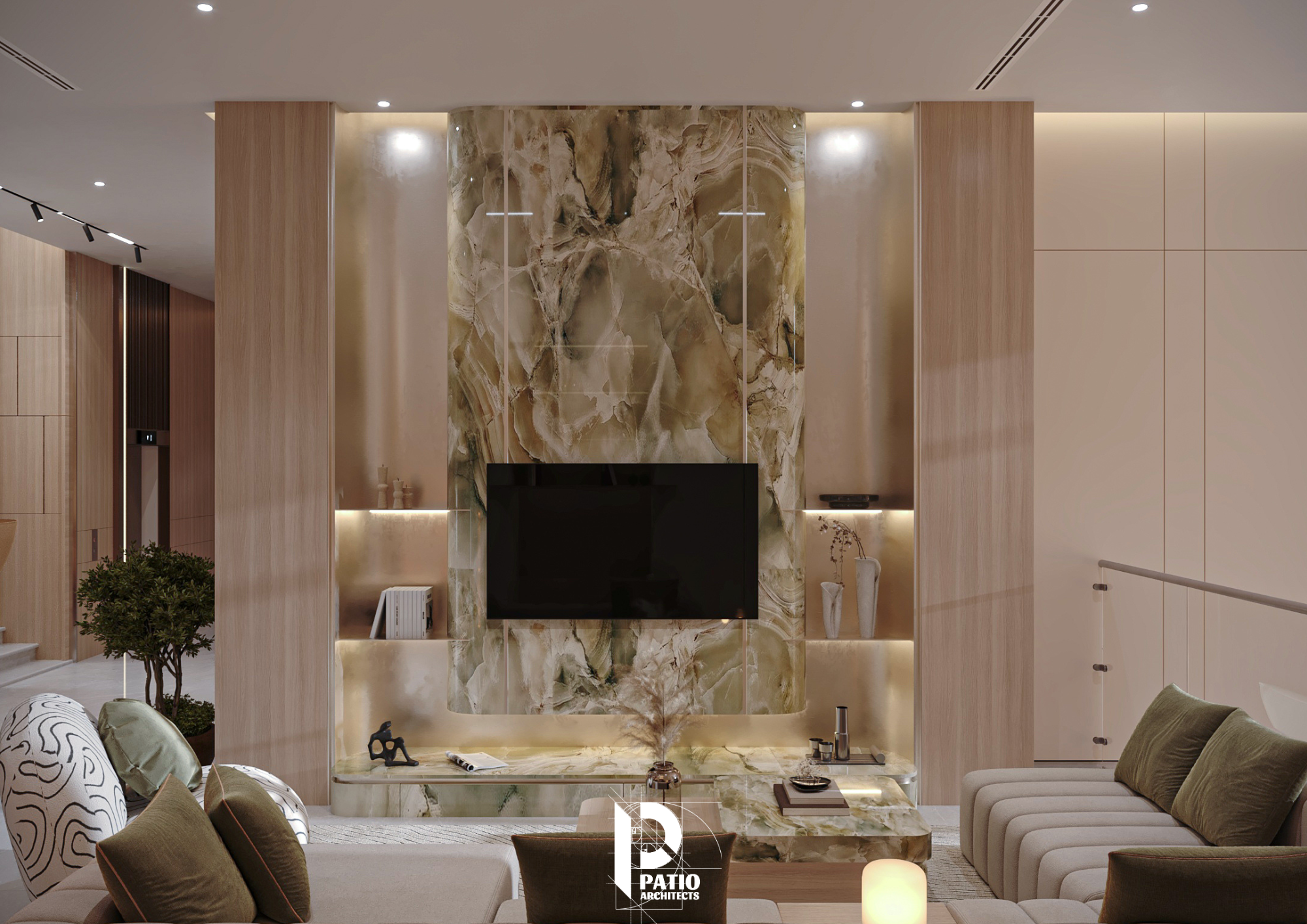 Modern Family Living Interior Design-5