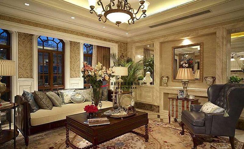 美式乡村风格的金玉澜湾空间设计-5