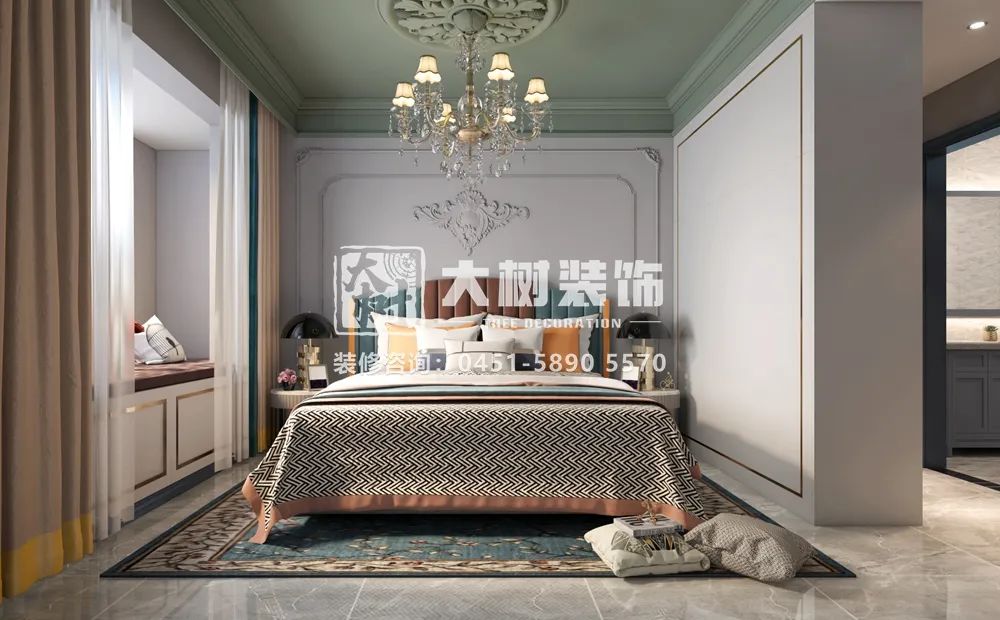 新松茂樾山法式风格设计,优雅高贵尽显空间魅力-25