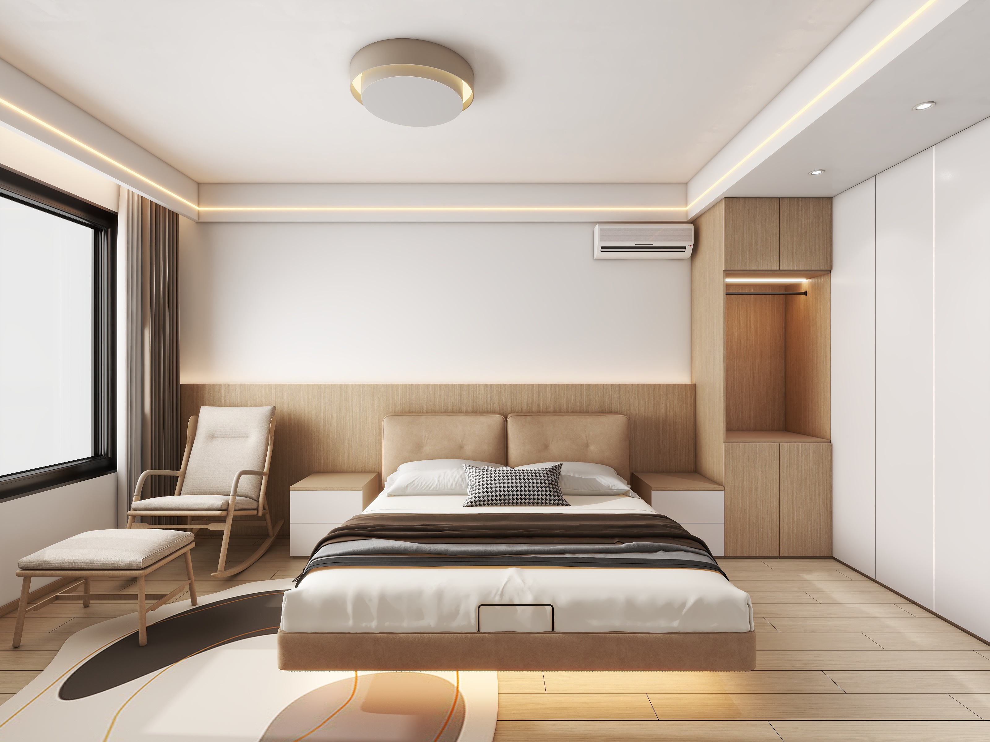 四川岳池雍合湾（123平方现代原木两居室）-31